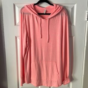 NWOT ‘Ideology’ Cozy very soft, light weight, stretchy long sleeve pink hoodie.